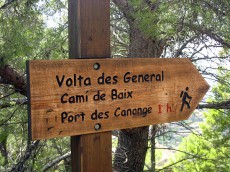 "Volta des General", so wird die Wanderung zum Port des Canonge genannt. "Volta des General", so wird die Wanderung zum Port des Canonge genannt.
